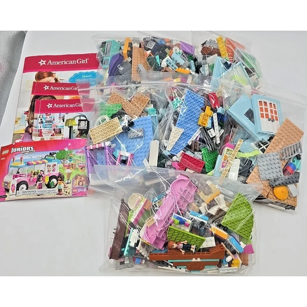 American Girl Doll Legos Mega Blocks Friends City 5lb Mixed Pleasant Company Lot